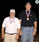 Bob Davis (rechts): Gold in der Klasse 'Super veteran'.